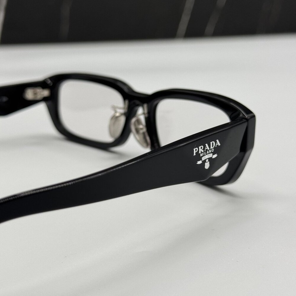 NEW PRADA PRB06SF 16K08N BLACK UNISEX EYEGLASSES PRADA PR B06SF 16K08N - Picture 7 of 10